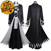【In Stock】Anime Bleach Cosplay Kurosaki Ichigo Black Robe Costume Costumes